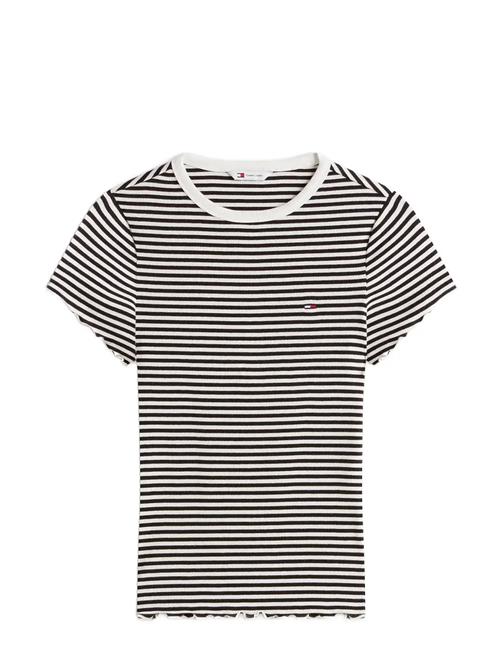 Tommy Jeans | Tjw Slim Lettuce Edge Rib Ss | XS