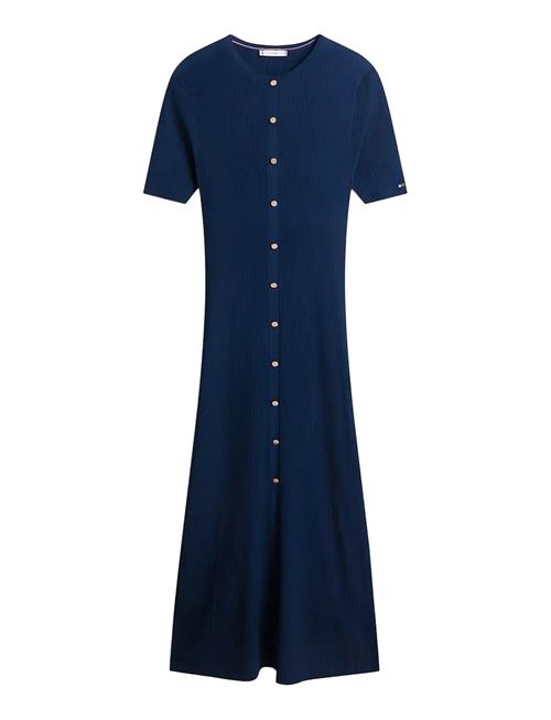 Tommy Hilfiger | Rayon Rib F&F Midi Dress | R/S