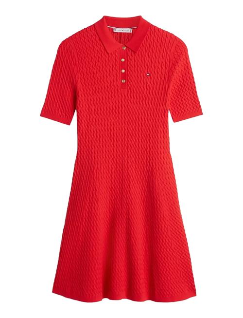 Tommy Hilfiger | Co Cable Fine Gg S/S Polo Dress | S