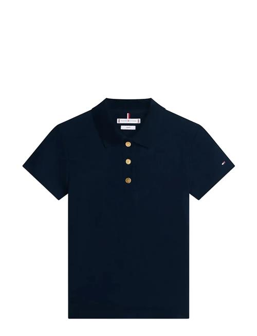 Tommy Hilfiger | Gold Button Slim Ss Polo | XS