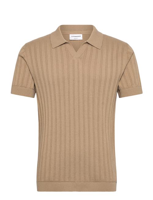 Lindbergh | Knitted S/S V-Neck Polo | XXL