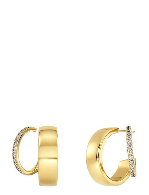 Edblad | Plié Hoops Double Gold | ONE SIZE