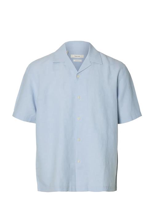 Selected | Slmrlxcasper Clay Linenblend Ss Sht Noos | M