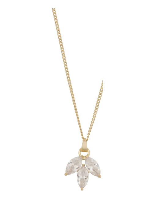 SNÖ of Sweden | Eira Tripple Navette Pendant Neck 50 G/Clear - 50 Cm | 50 CM