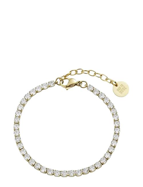 Bud to rose | Ice Tennisbracelet 3Mm Gold | ONE SIZE