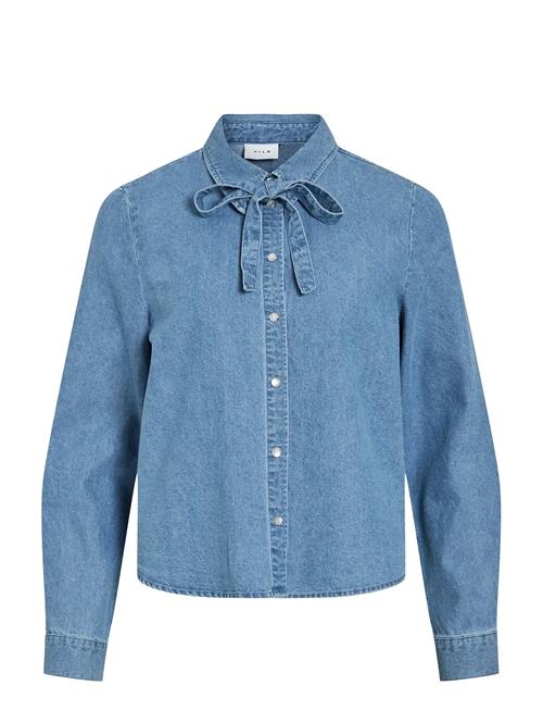 Vila | Viconga L/S Bow Denim Shirt | 36