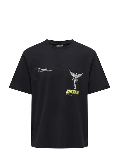 ONLY & SONS | Onsnirvana Life Rlx Ss Lic Tee | XS