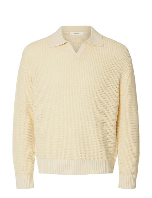 Selected | Slhdereck Light Knit Relaxed Open Polo | S