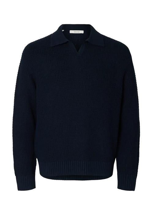 Selected | Slhdereck Light Knit Relaxed Open Polo | M