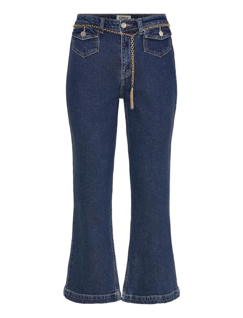 ONLY | Onlemily Hw Crop Flare Belt Dnm Mae | 27 x 32