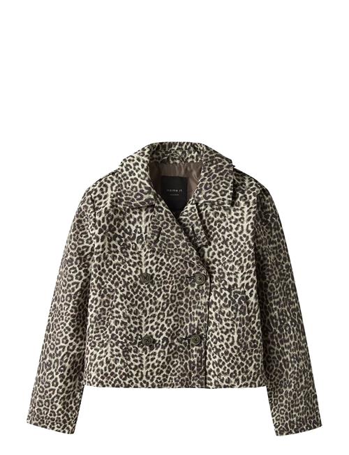 name it | Nkfmadelin Trench Coat Short Aop | 140