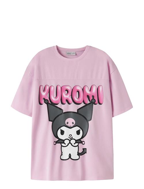 name it | Nkffoba Hellok Ss Rlx Poly Top Box Sky | 158-164