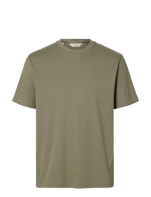 Selected | Slhspencer Rib Ss O-Neck Tee Noos | L