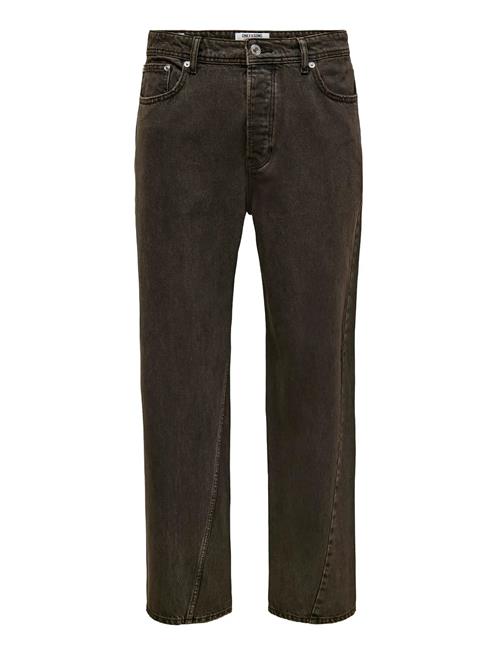 ONLY & SONS | Onsfade Loose Twist Brown 3325 Tai Dnm | 36 x 32