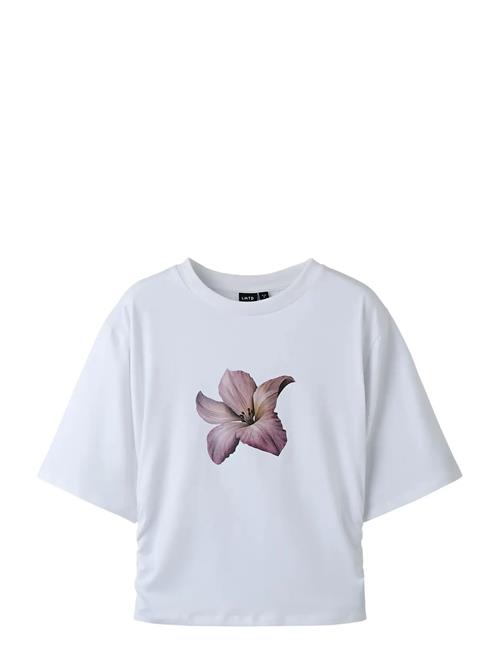 LMTD | Nlfrebecflo Ss Rouched Short Top | 146-152