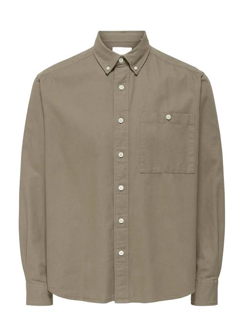 ONLY & SONS | Onslennart Loose Oxford Shirt 0382 | M