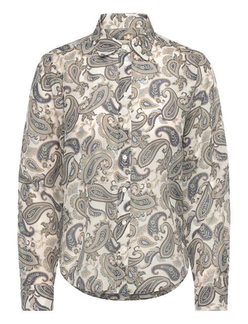 GANT | Reg Paisley Cot Silk Shirt | 36