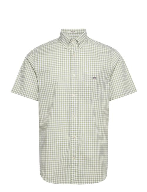 GANT | Reg Classic Poplin Gingh Ss Shirt | XXXL