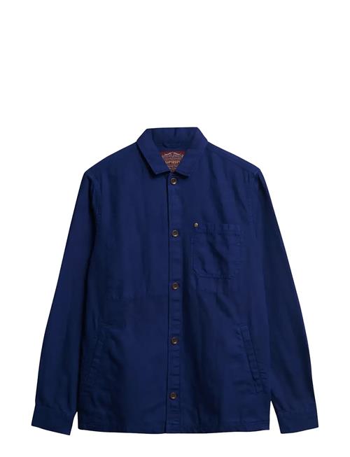 Superdry | Merchant Linen Blend Overshirt | XXL