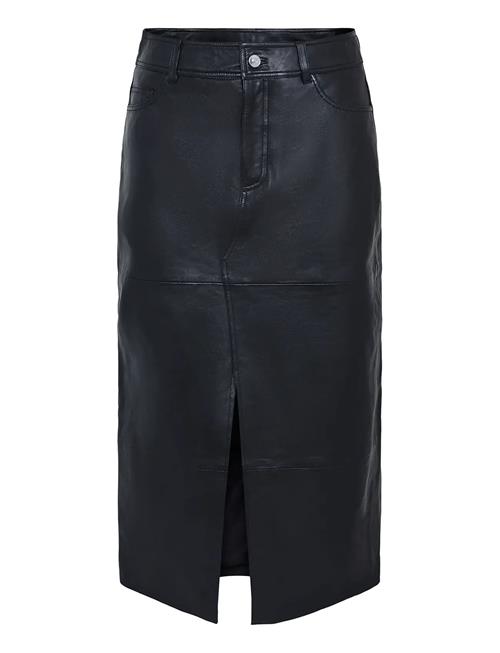 YAS | Yasmina Hmw Leather Long Skirt Noos | XS