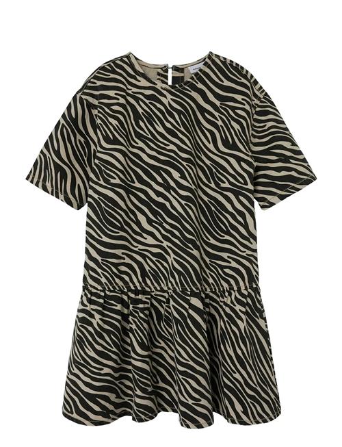 name it | Nkfzebra Twill Ss Dress 4003-Td D | 146