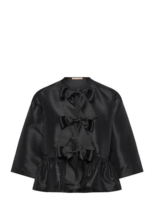 Stella Nova | Crispy Peplum Bow Blouse | 38
