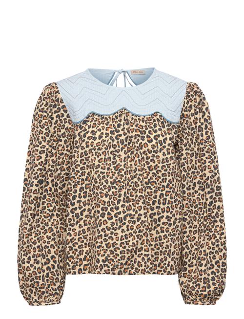 Stella Nova | Leopard Blouse With Embroidery | 38