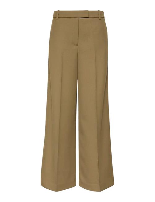 Calvin Klein | Wool Gaberdine Wide Leg Trouser | 40