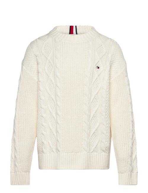Tommy Hilfiger | Cotton Cable Mix Graphic Sweater | 140