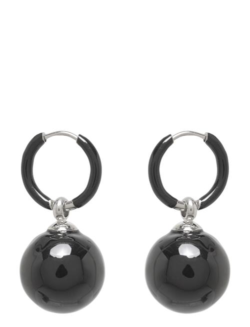 Bud to rose | Brea Hoop Black/Silver | ONE SIZE