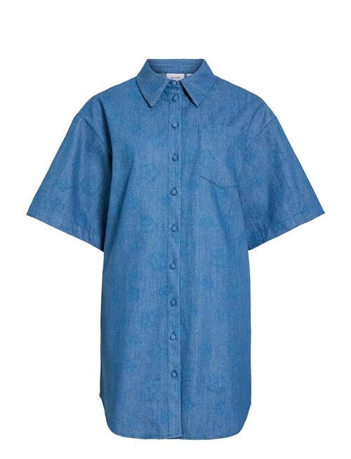 Vila | Viluna 3/4 Denim Shirt Dress | 44