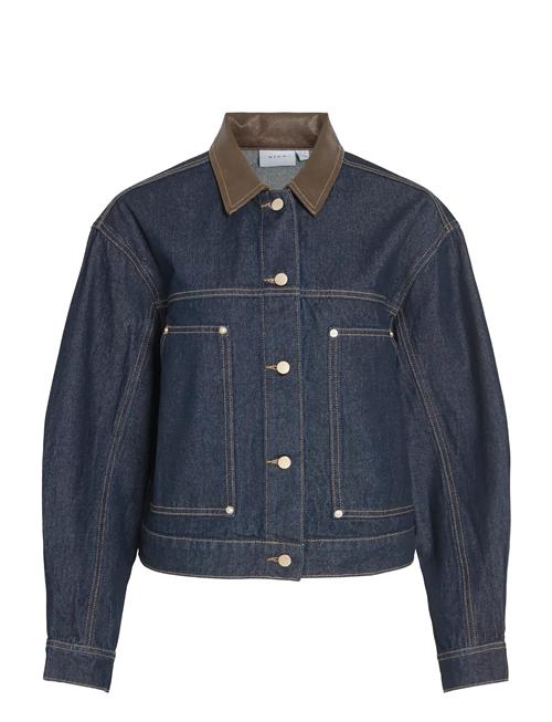 Vila | Vilova L/S Collar Denim Jakcet Dbd/Bfs | 44