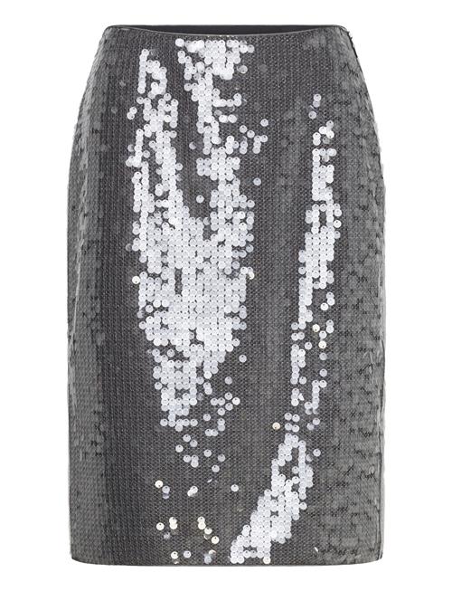 ROTATE | Net Sequin Midi Skirt | 36