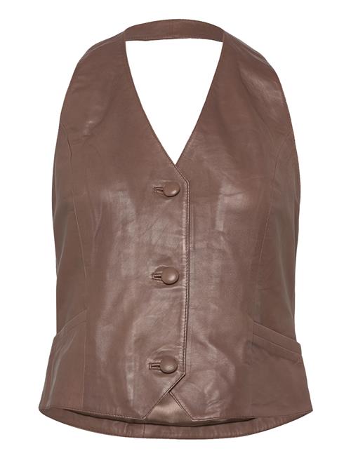 DEPECHE | Kimmidep Leather Vest | 34