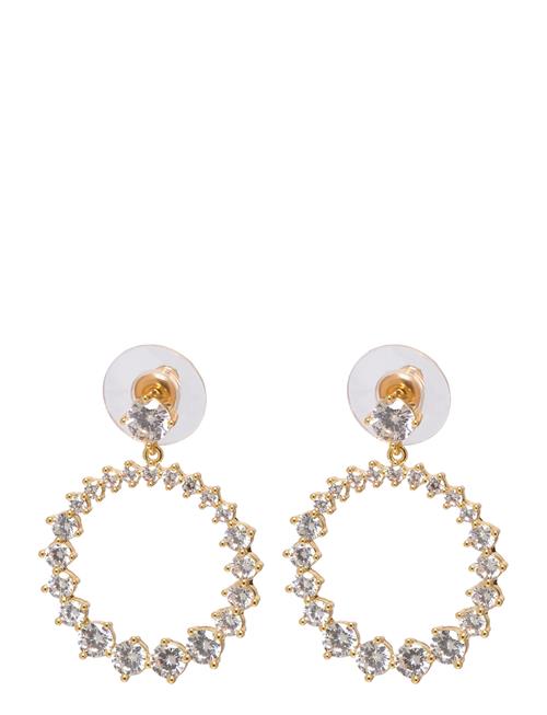 SNÖ of Sweden | Trinnie Round Pendant Ear G/Clear - Onesize | ONE SIZE