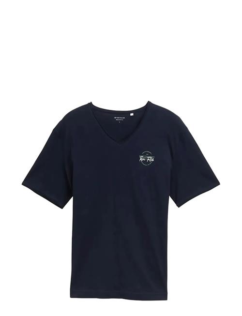 Tom Tailor | Printed V-Neck T-Shirt | L