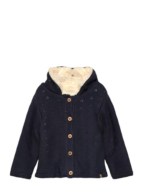 Minymo | Jacket Knit W. Teddy Lining | 74