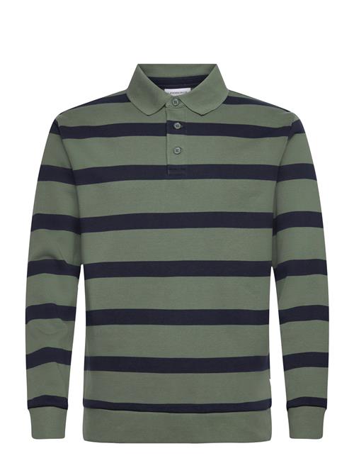 Lindbergh | Striped Polo Sweatshirt L/S | XXL