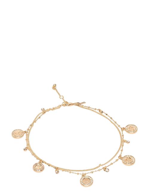 Pilgrim | Veronica Coin Pendant Ankle Chain Gold-Plated | ONE SIZE