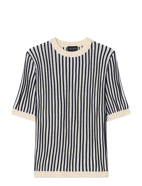 Lexington Clothing | Multi Striped Short Sleeve Knitted Sweater | M