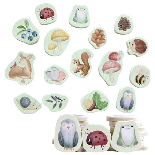 Little Dutch Forest Friends Badeskum Multi  Multi-One Size  Brun  One Size  unisex