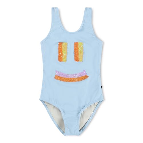Molo Nika Badedragt Blue Face  Blue Face 122 cm  Blå  122 cm  kvinde