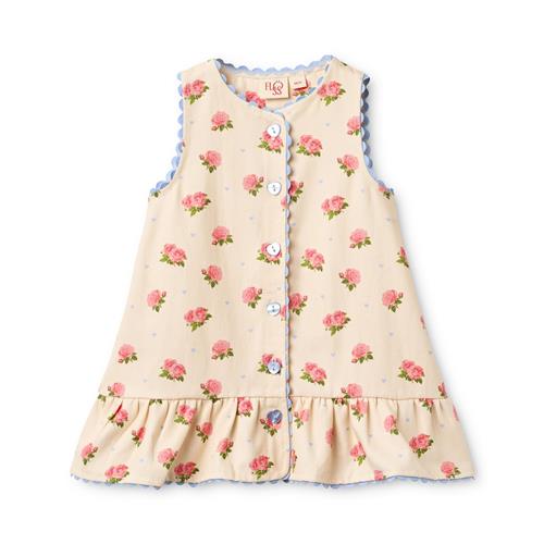 Flöss Camille Kjole Dark Pink Rose  Dark Pink Rose 74 cm  Lyserød  74 cm  kvinde