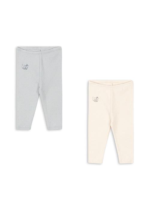 Fanga Fontana Perla 2-pak Bukser Buttercream Pearl Blue  Buttercream Pearl Blue 9 months  Hvid  9 måneder  unisex