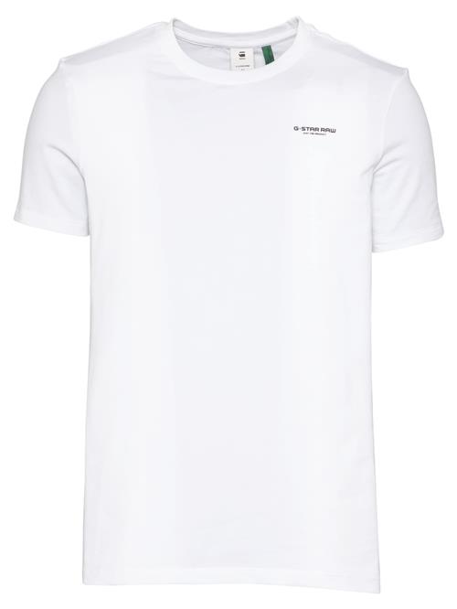 G-STAR Bluser & t-shirts 'Slim Base T-Shirt'  sort / hvid