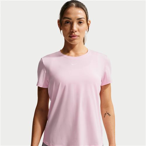 Kortærmet Nike One Classic Dri-FIT-trøje til kvinder - Pink
