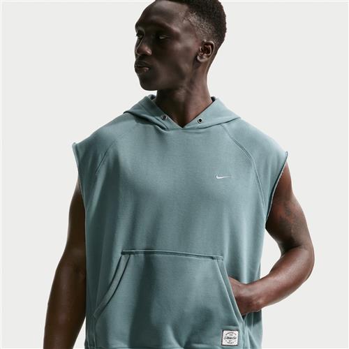 Nike N.A.C. Dri-FIT ærmeløs træningshættetrøje i fleece til mænd - grå