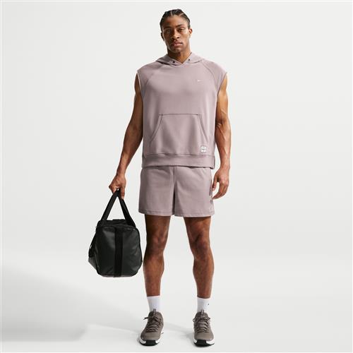 Maskinstrikkede Nike N.A.C. Dri-FIT-træningsshorts (13 cm) til mænd - grå