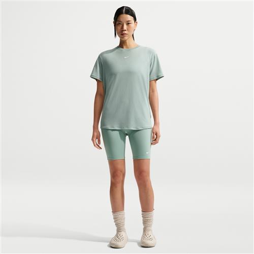 Nike One-cykelshorts med høj talje (20 cm) til kvinder - grøn