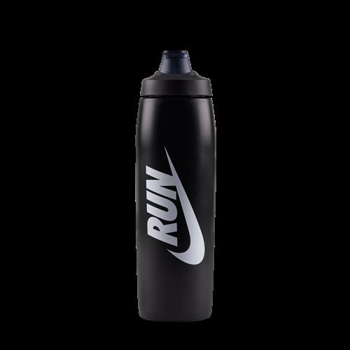 Nike Refuel-flaske med låselåg (946 mL) - sort